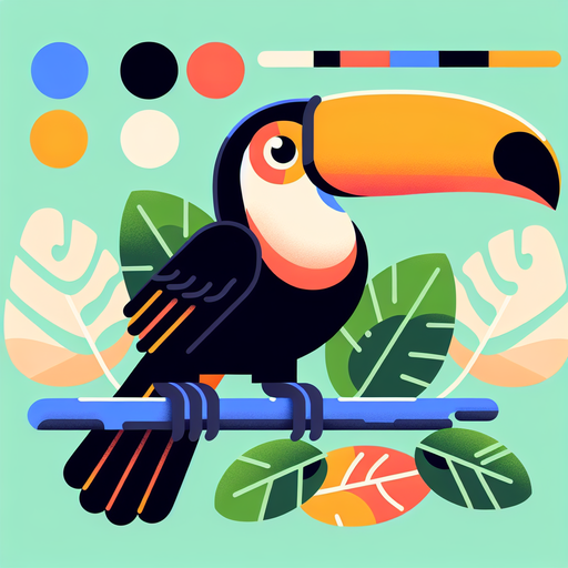 Tropical Toucan Paint By Color