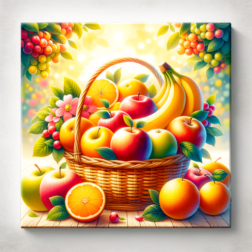 Joyful Fruit Basket Diamonded Painting Kits