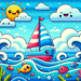 Sailing The Seas Paint By Diamonds Kits