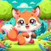 Friendly Fox Fiesta Paint By Diamonds Kits