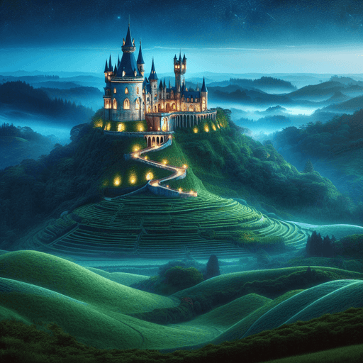 Mystical Fairy Tale Castle Paint By Diamonds