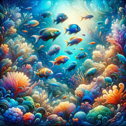 Mystical Underwater Adventure Paint By Diamonds Art