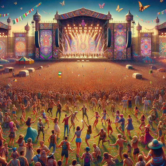 Glastonbury Festival - Somerset Paint By Diamonds Art