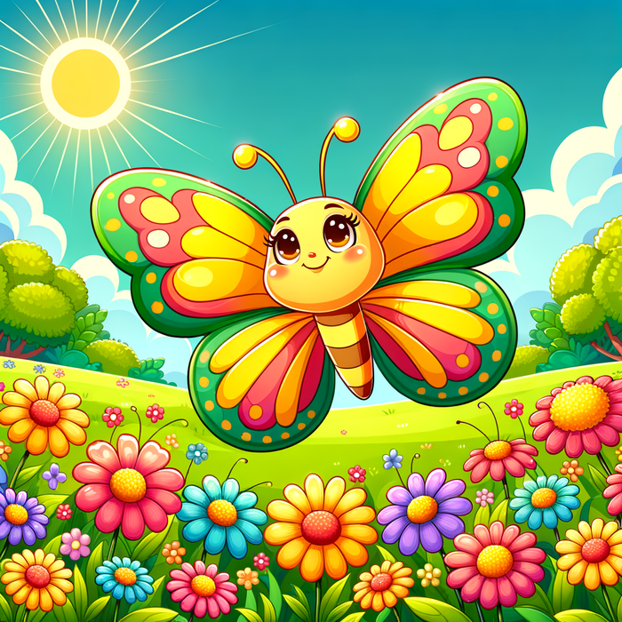 Sunshine Butterfly Diamond Painting