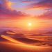 Soothing Desert Sunset Painting By Diamonds Kit