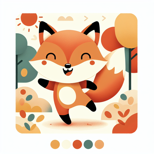 Dancing Fox Diamond Painting