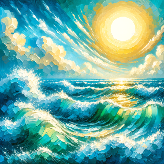 Dancing Waves Diamonded Painting Kits