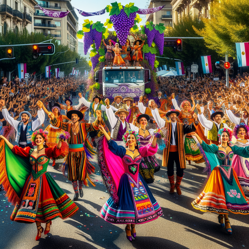 Grape Harvest Festival - Mendoza Paint By Diamonds Art