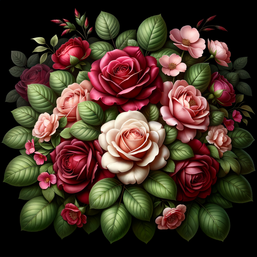 Timeless Classic Roses Paint By Diamonds Art