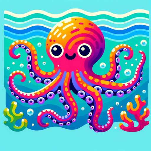 Funky Octopus Painting Diamond Kit