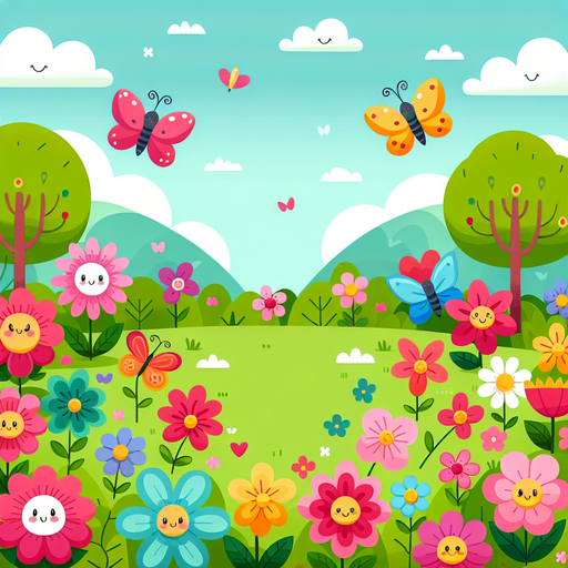 Sweet Spring Garden Paint By Color