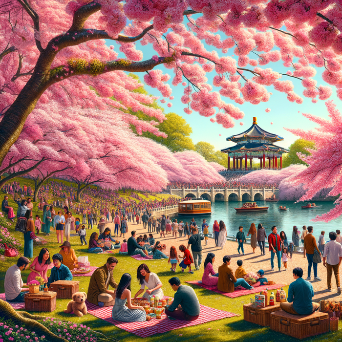 Cherry Blossom Festival - Japan Diamonded Painting Kits