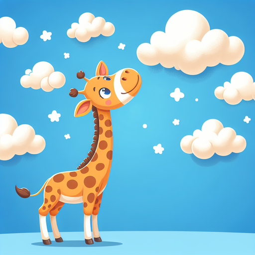 Giraffe's High Sky Journey DIY Paint By Diamonds