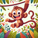 Cheeky Monkey Paint By Diamonds