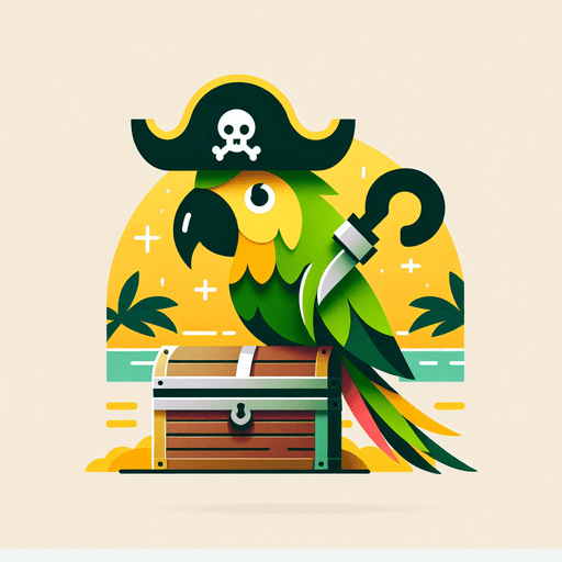 Pirate Parrot Explorer Painting By Diamonds Kit