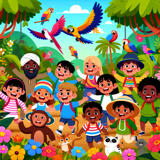 Wild Jungle Quest Paint By Color