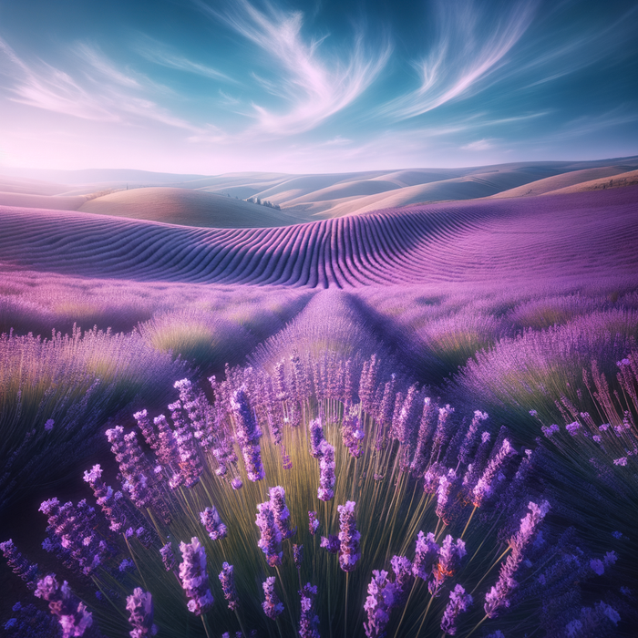 Serene Lavender Fields Diamond Painting