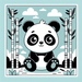 Adorable Panda Paint By Color