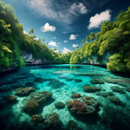 Tropical Lagoon Sanctuary Paint By Diamonds