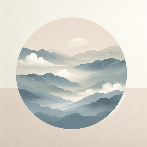 Cloudy Mountain Vista Diamonded Painting Kits