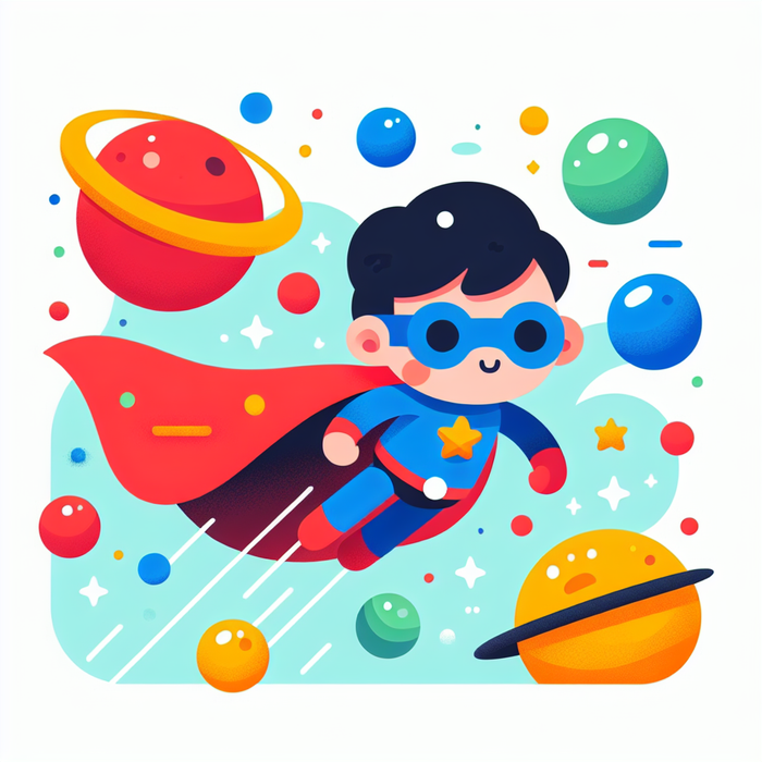 Super Kid's Cosmic Rescue Paint By Diamonds Art