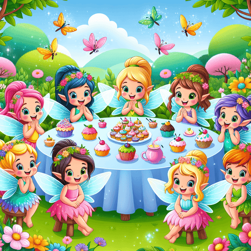 Fairytale Garden Party Painting By Diamonds Kit