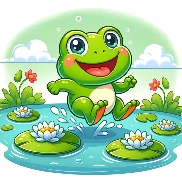 Silly Frog Paint By Color