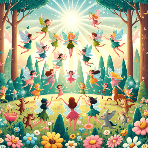 Magical Fairies In The Woods Paint By Diamonds Art