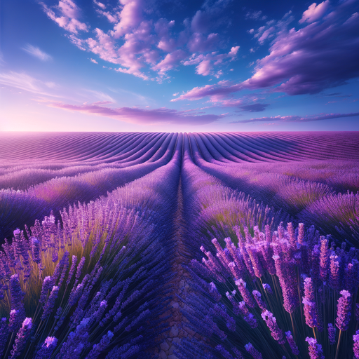 Lovely Lavender Fields Paint By Diamonds