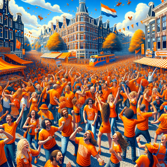 Koninginnedag - Netherlands Paint By Color