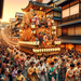 Gion Matsuri - Kyoto, Japan Painting By Diamonds Kit