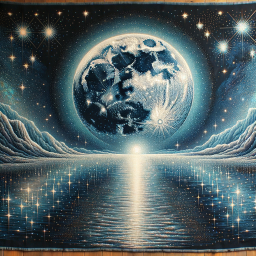 Celestial Moon Tapestry Painting Diamond Kit