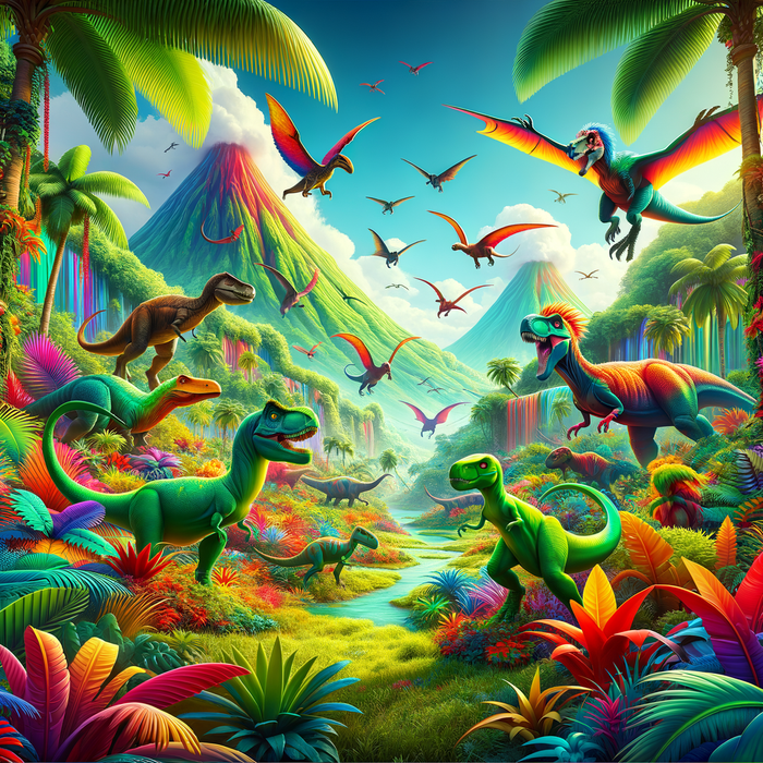 Fantastic Dinosaur Adventure Diamond Painting