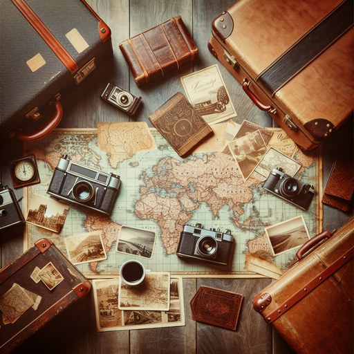 Timeless Vintage Travel Paint By Color