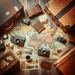 Timeless Vintage Travel Paint By Color