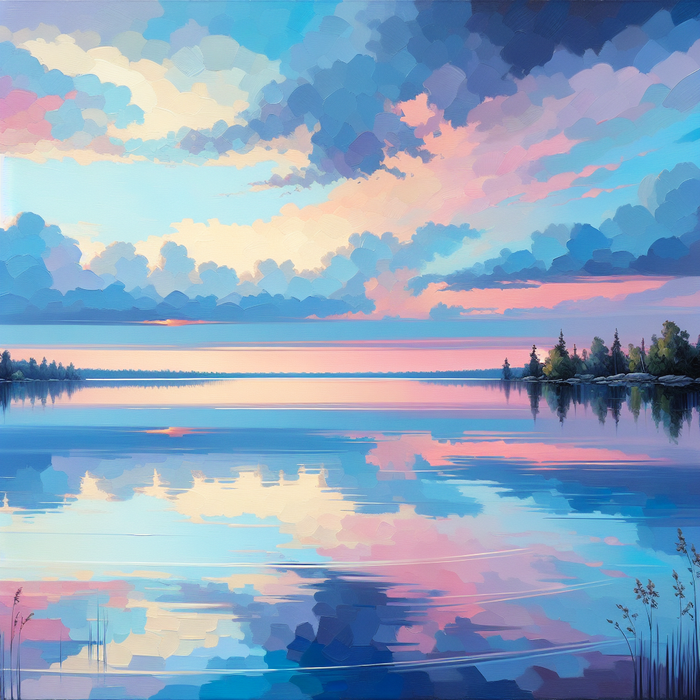 Serene Waterscape Harmony Diamond Painting