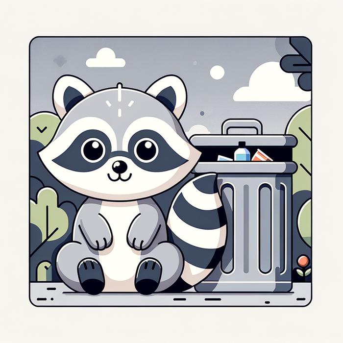 Mischievous Raccoon Painting By Diamonds Kit