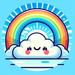 Sunny Rainbow Cloud Painting By Diamonds Kit