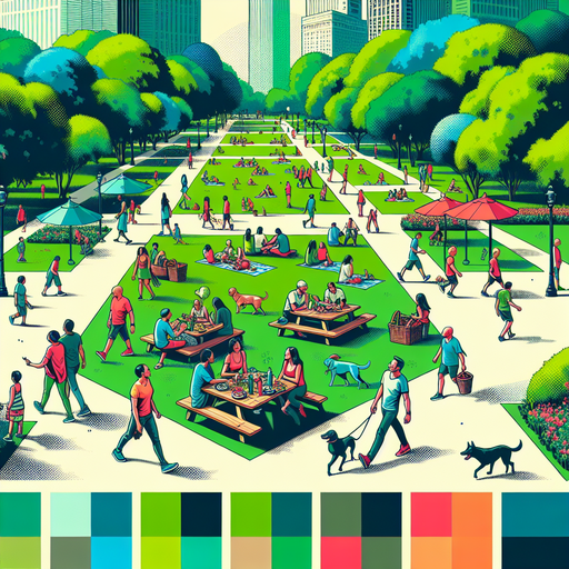 Joyful City Park Paint By Diamonds