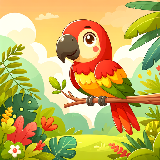 Joyful Parrot Painting Diamond Kit