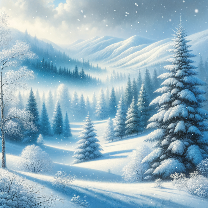 A Winter Wonderland Paint By Diamonds Art