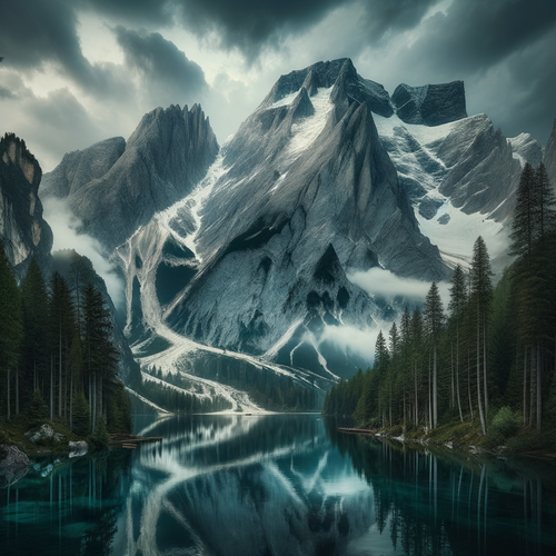 Mystical Mountain Range 5D DIY Paint By Diamond Kit