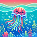 Joyful Jellyfish DIY Paint By Diamonds