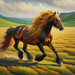 Majestic Horse Gallop Diamond Painting