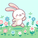 Bouncing Rabbit Diamond Painting