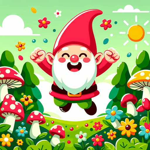 Giggles With Gnomes Paint By Color