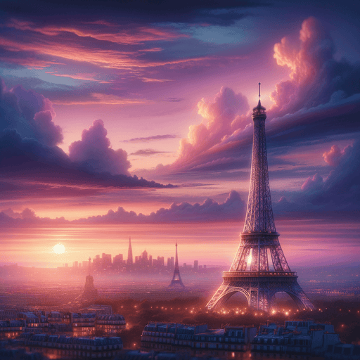 Romantic Parisian Evening Paint By Diamonds Art