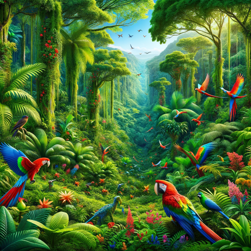 Jungle Oasis Painting Diamond Kit