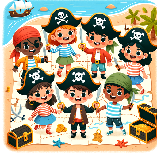 Pint-Sized Pirates Paint By Color