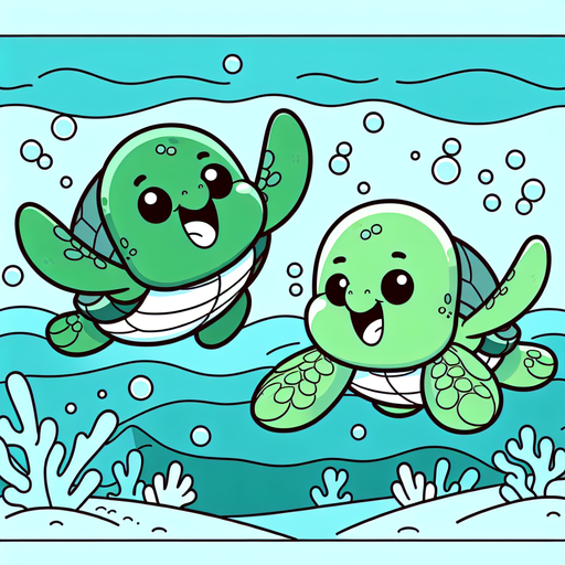Tricksy Turtles Painting Diamond Kit